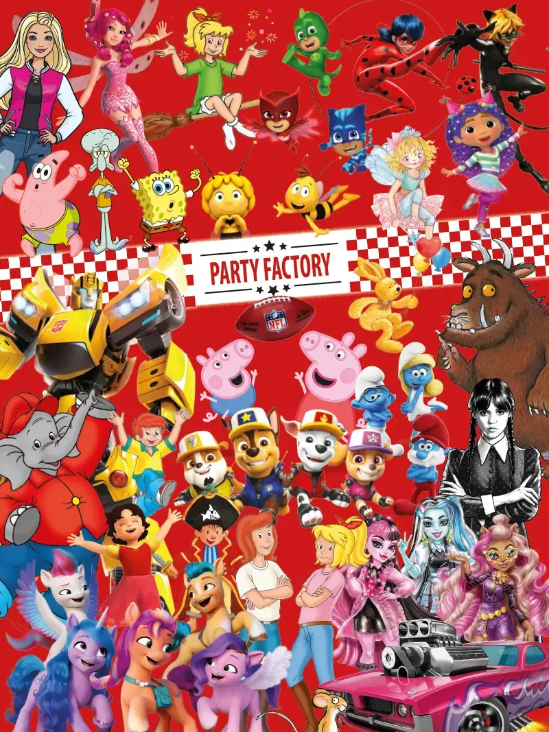 Party mit Ihren Lieblings-Helden